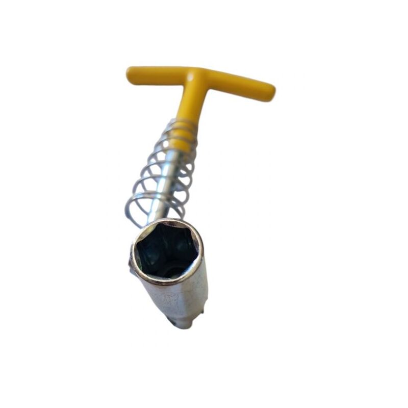 foto del prodotto chiave togli smonta candela per auto moto scooter officina impugnatura a t 21mm