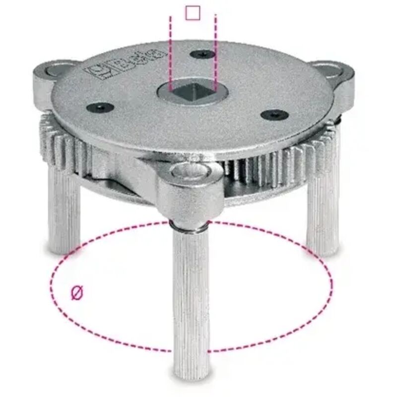 foto del prodotto chiave tre bracci filtri olio beta 1493 s 80 115 3 8 1 2 