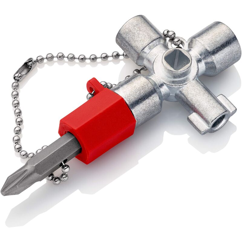foto del prodotto chiave universale per quadri ed armadi elettrici per tutti i sistemi di chiusura pi comuni 44 mm 00 11 02 knipex