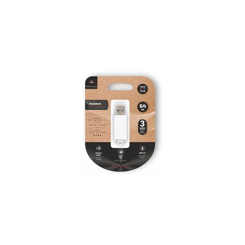 foto del prodotto chiavetta usb 2.0 pro basic 64 gb bianca