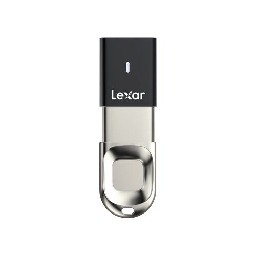 foto del prodotto chiavetta usb lexar ljdf35 32gbbk jumpdrive f35 fingerprint black e si