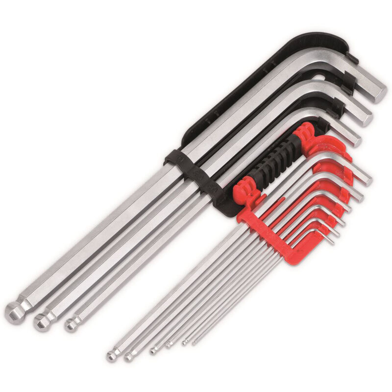foto del prodotto chiavi a brugola lunghe 6 pan 9 pcs