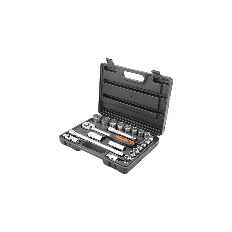 foto del prodotto chiavi a bussola esagonali 1 2 155222 wokin 22 pezzi 10 32 mm