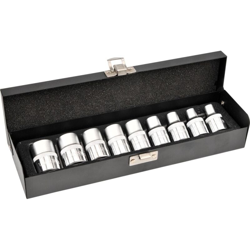 foto del prodotto chiavi a bussola torx, grandi e10-e24, set da 9 pezzi yt-0521 yato