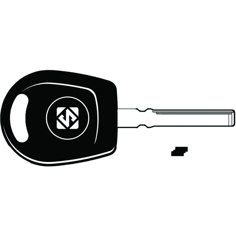 foto del prodotto chiavi auto look a like porta transponder hu116te hu116te