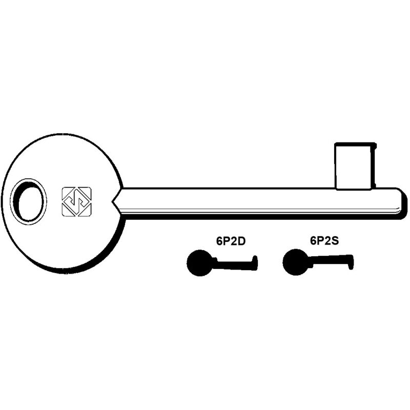 foto del prodotto chiavi patent passepartout agb, mp, perino, osmet 6p2s sx ex 5011 