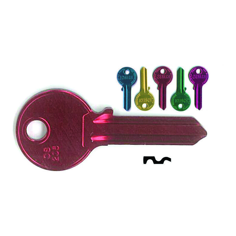 foto del prodotto chiavi per cilindri cisa 5 spine grandi cs206u cs206u ultralite 5 colori assortiti