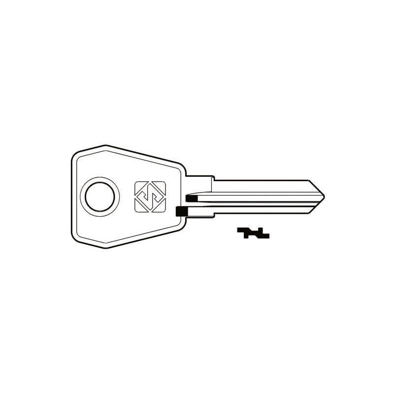 foto del prodotto chiavi per cilindri euro locks 5 spine piccole eu16r eu16r sx