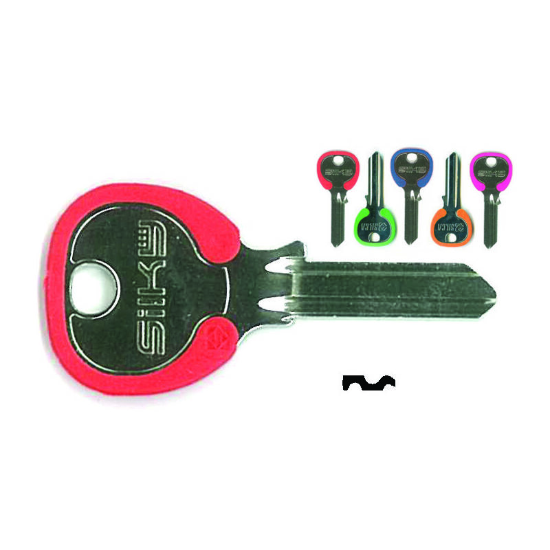 foto del prodotto chiavi per cilindri omec 5 spine piccole oc074dz oc074dz dx silky 5 colori assortiti