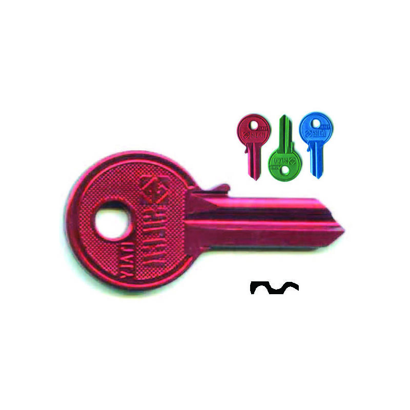 foto del prodotto chiavi per cilindri universal 3 spine grandi ul048u ul048u dx ultralite rosse