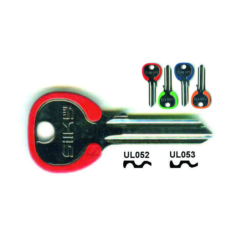 foto del prodotto chiavi per cilindri universal 4 spine grandi ul052dz dx silky 4 colori assortiti