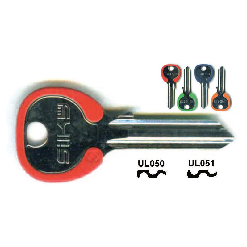 foto del prodotto chiavi per cilindri universal 5 spine grandi ul050dz dx silky 4 colori assortiti