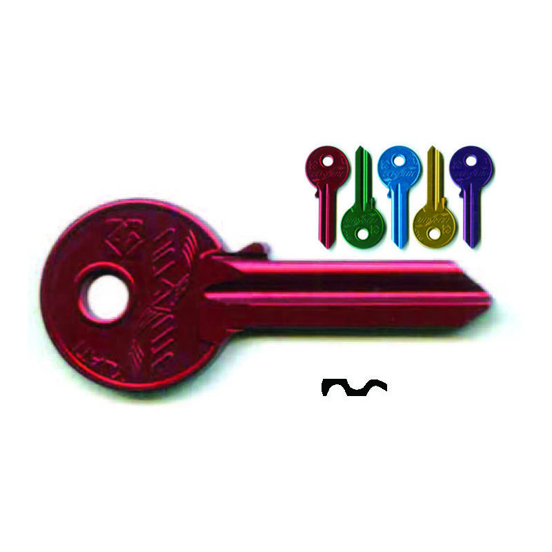 foto del prodotto chiavi per cilindri universal 5 spine grandi ul050u ul050u dx ultralite 5 colori assortiti