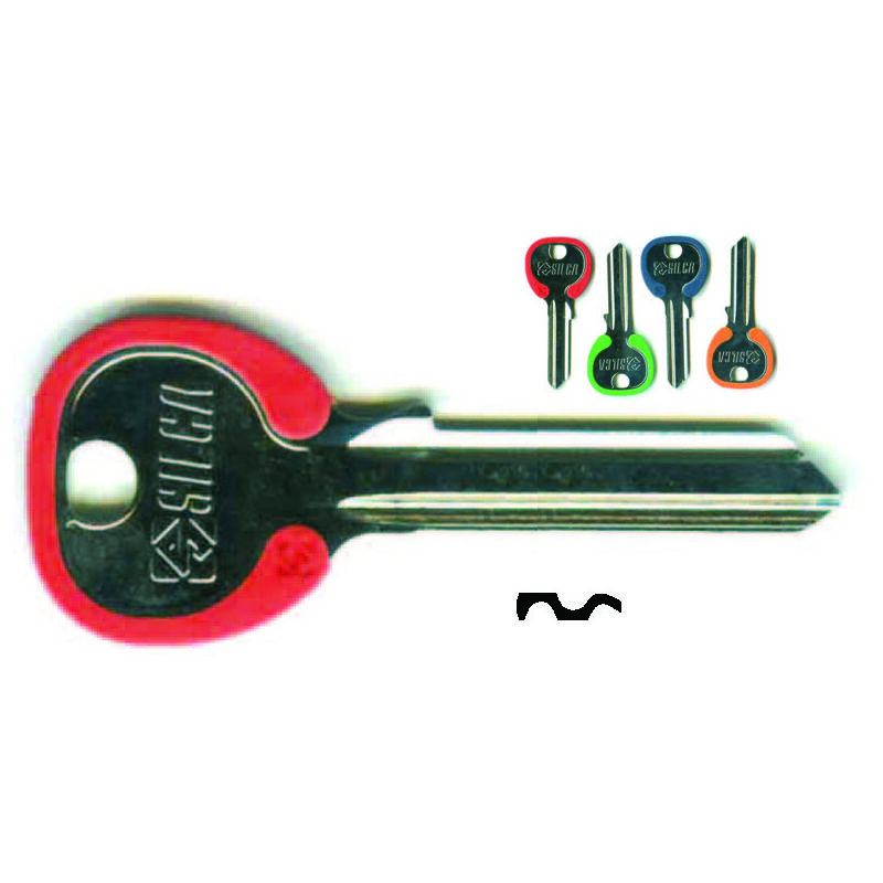 foto del prodotto chiavi per cilindri universal 6 spine grandi ul054dz ul054dz dx silky 4 colori assortiti