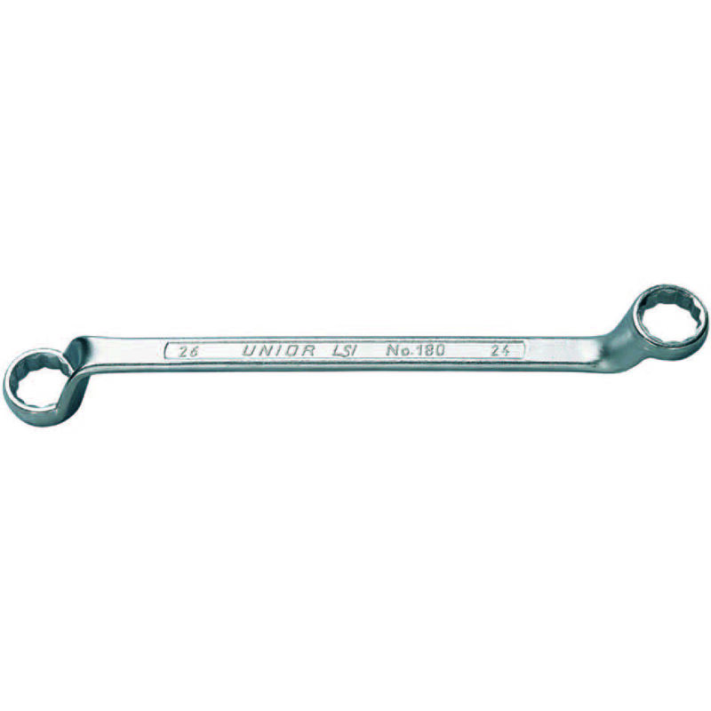 foto del prodotto chiavi poligonali cromate doppie curve mm.12x13