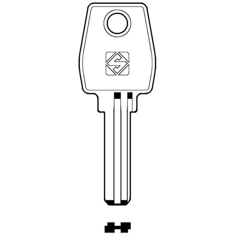 foto del prodotto chiavi silca punzonate eu17 olc gr.6/1. prezzo per 1 pezzo.