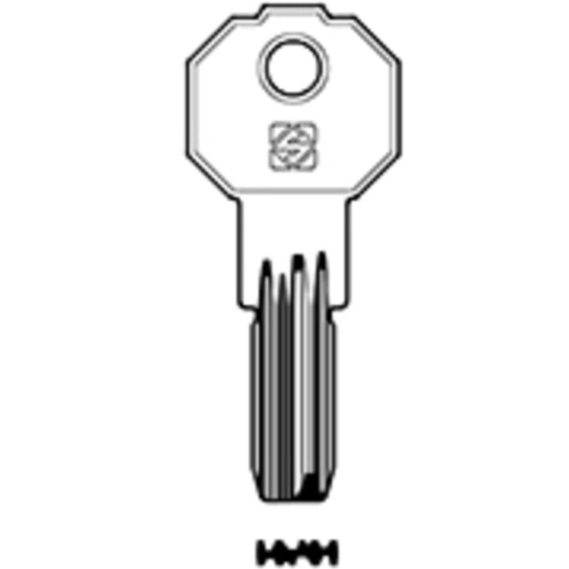 foto del prodotto chiavi silca punzonate pf22 olc - 5 pz