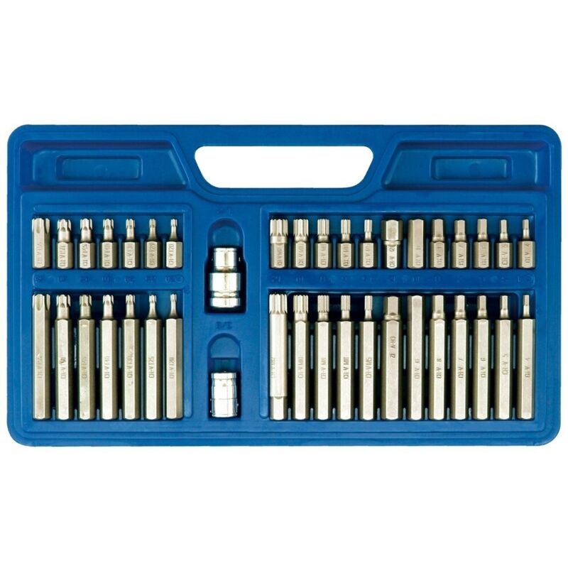 foto del prodotto chiavi speciali esagonali, torx, scanalate, set da 40 in custodia di plastica 66410 vorel