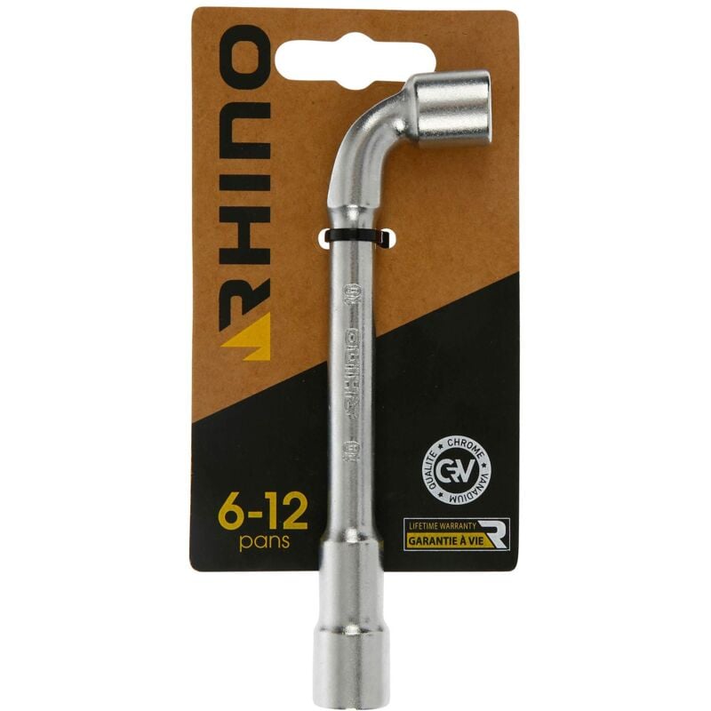 foto del prodotto chiavi tubolari e a tubo, chiave per tubo da 10 mm diametro 10 mm impronta 6 12 esagonale realizzato in acciaio cromo vanadium garanzia a