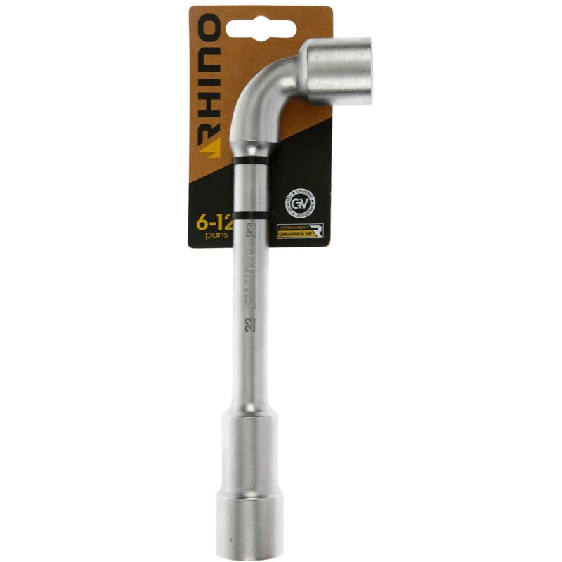 foto del prodotto chiavi tubolari e a tubo, chiave per tubo da 22 mm diametro 22 mm impronta 6 12 esagonale realizzato in acciaio cromo vanadium garanzia a