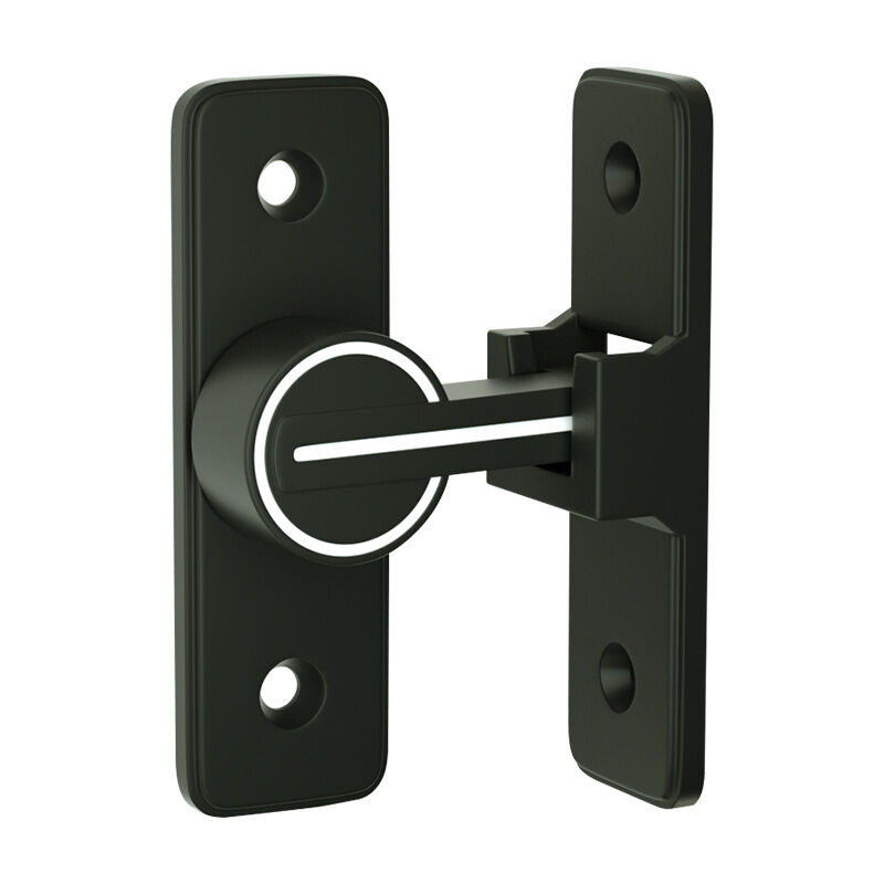 foto del prodotto chiavistello luminoso per porta scorrevole interna, gancio per porta inclinabile a 90 , chiavistello antifurto con fibbia a gancio, per porta,