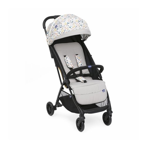foto del prodotto chicco 08087068770000 carrozzina passeggino leggero 1 seduta e beige, nero, bianco