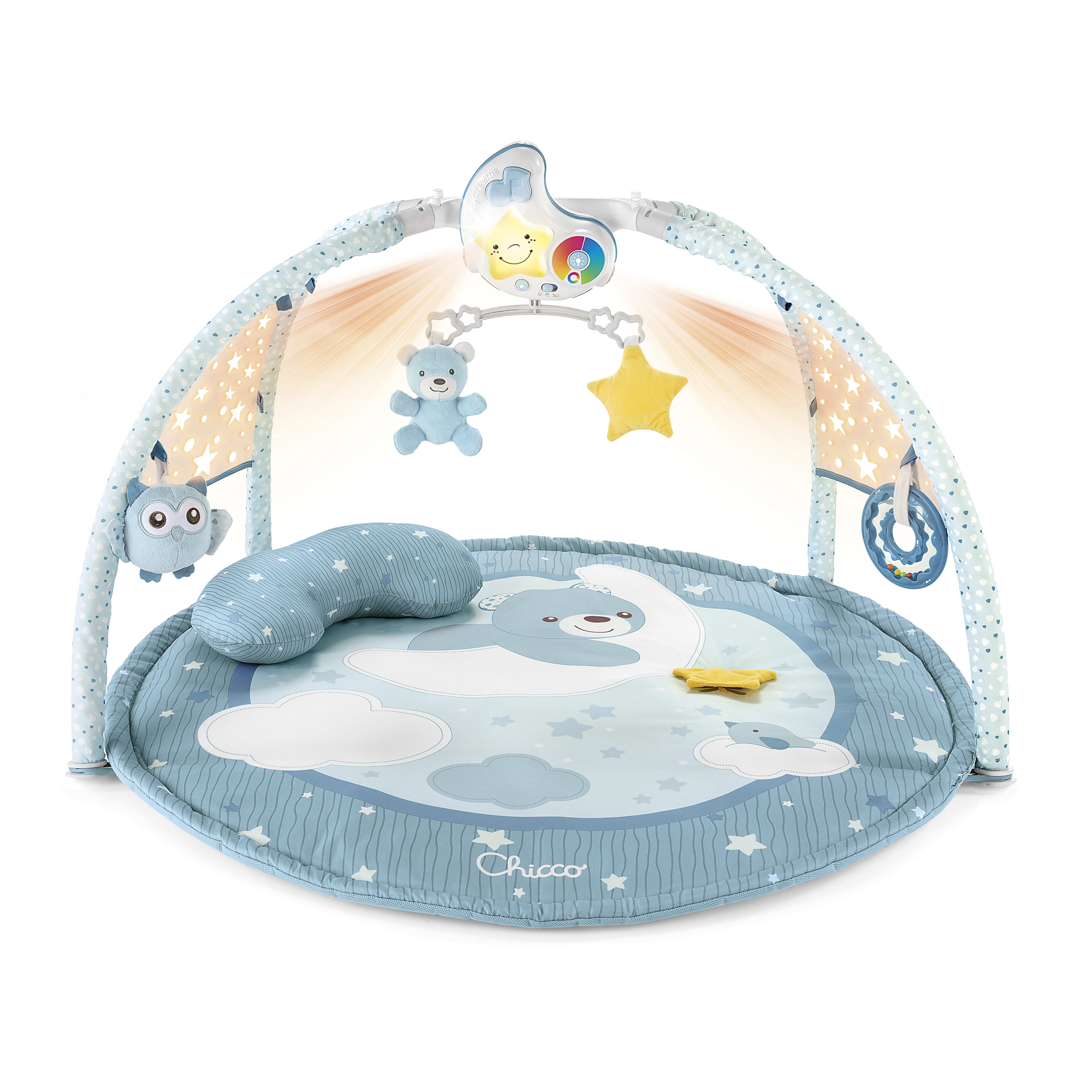 foto del prodotto chicco gioco fd enjoy colors playgym blue