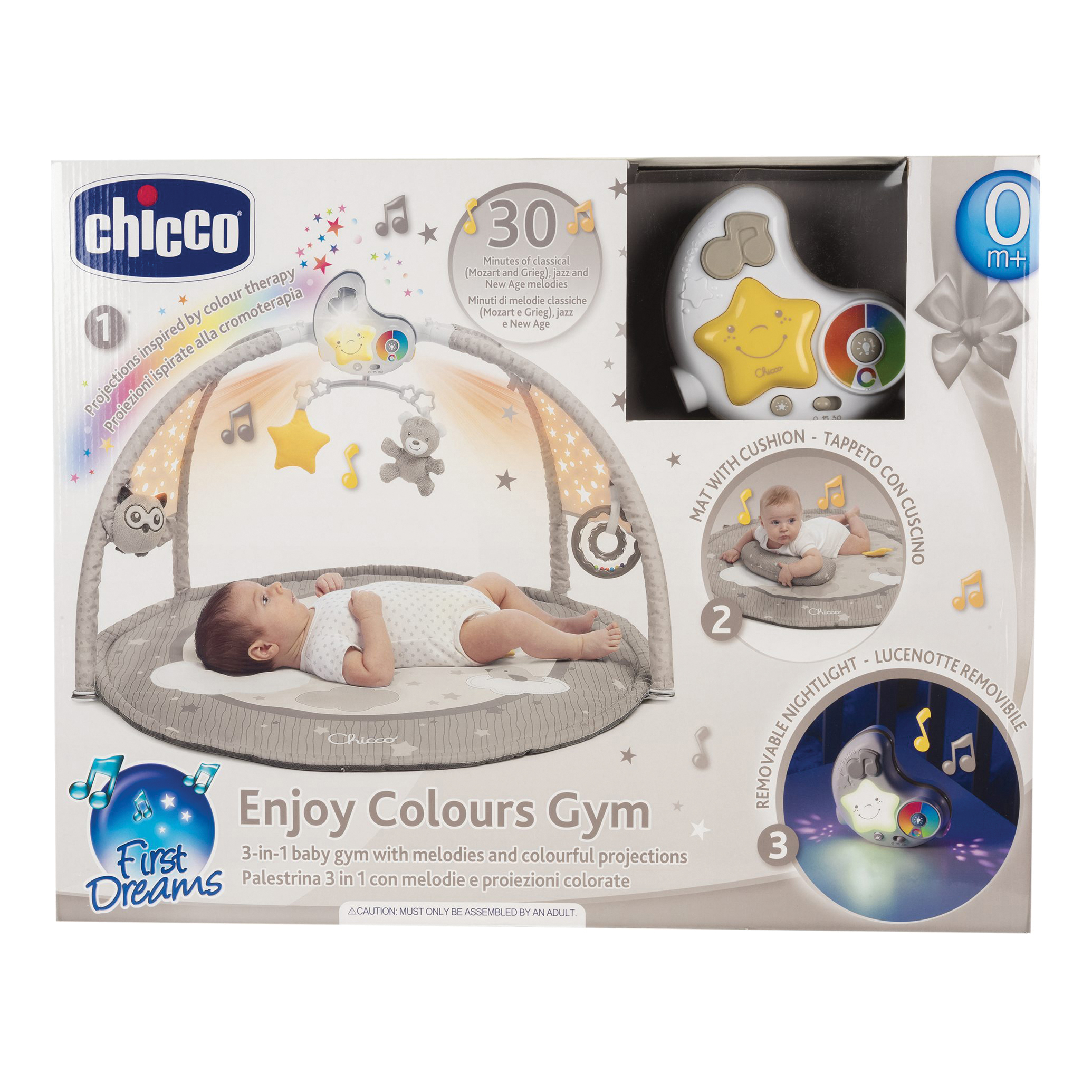 foto del prodotto chicco gioco fd enjoy colors playgym neutral
