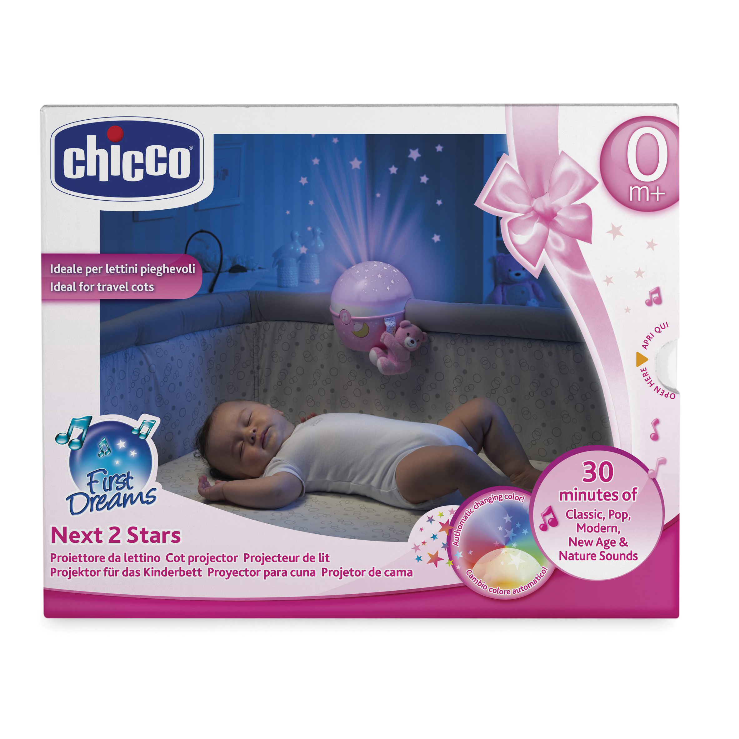 foto del prodotto chicco gioco proiettore orso rosa