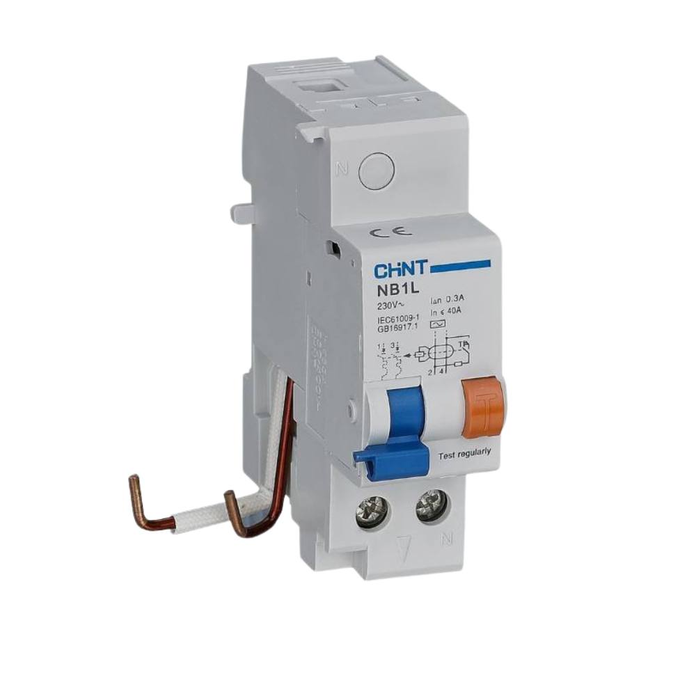 foto del prodotto chint blocco differenziale accoppiabile serie nb1l 40 per interruttori nb1 tipo di differenziale tipo a, confez...