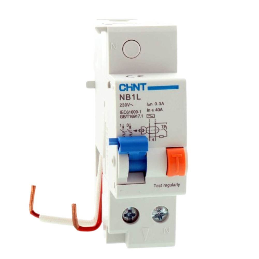 foto del prodotto chint blocco differenziale accoppiabile serie nb1l 40 per interruttori nb1 tipo di differenziale tipo ac, confe...