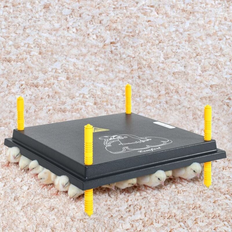 foto del prodotto chioccia artificiale piastra per pulcini e anatroccoli 40x40 cm vidaxl
