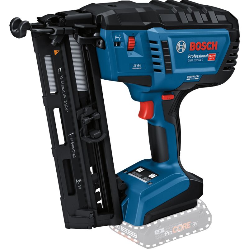 foto del prodotto chiodatrice per legno a batteria bosch gnh 18v 64 2 senza batteria e caricabatterie in l boxx 238