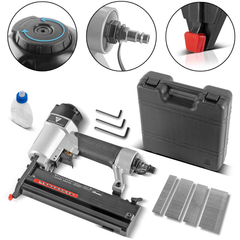 foto del prodotto chiodatrice pneumatica dn 50 st 2 in 1 con pressione di lavoro di 5 7 bar stahlwerk