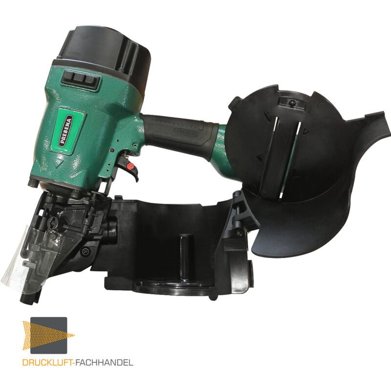 foto del prodotto chiodatrice pneumatica professionale prebena 7f cnw90 con chiodo a bobina metro portatile df