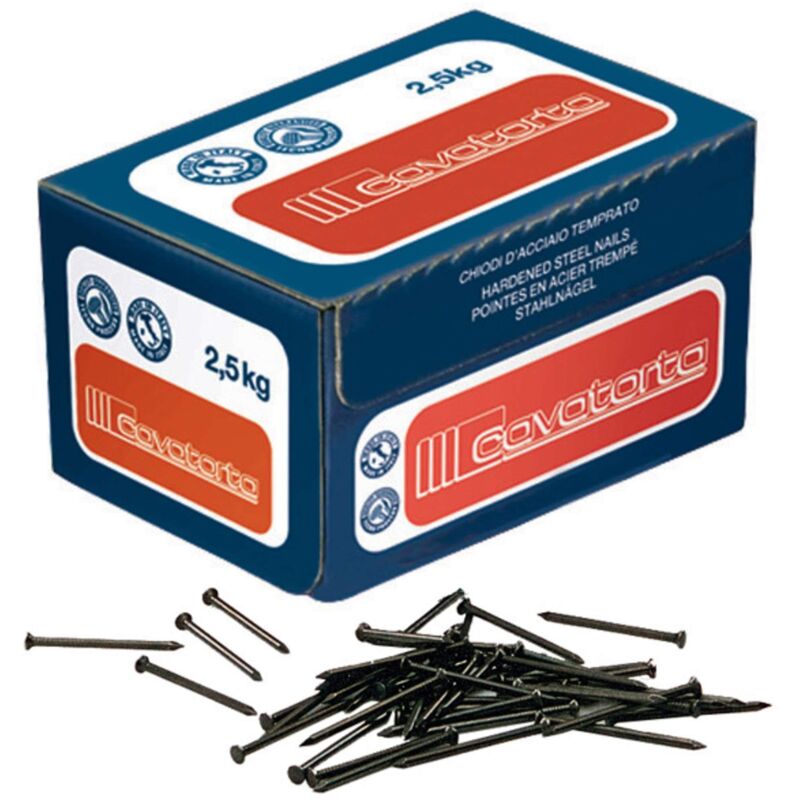 foto del prodotto chiodi acciaio cavatorta cm.3 2,5 kg