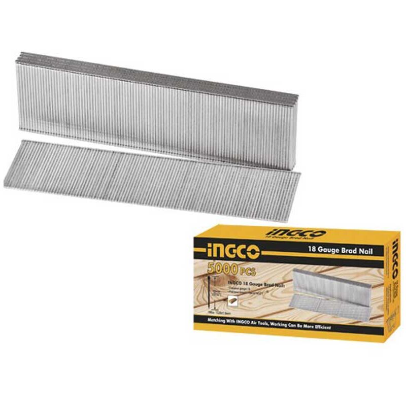 foto del prodotto chiodi per graffettatrice ingco acn50401 ga18 5000 pz 30mm