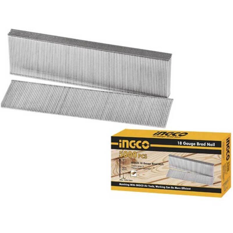 foto del prodotto chiodi per graffettatrice ingco acn50401 ga18 5000 pz 40mm