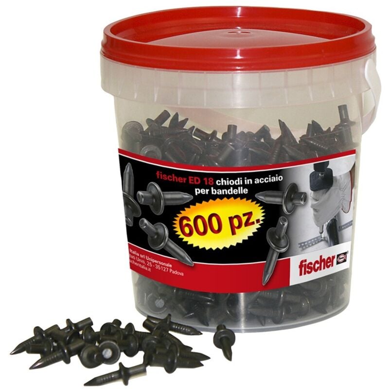 foto del prodotto chiodo a percussione in barattolo ed 18 600 fisher cod. 00513848 