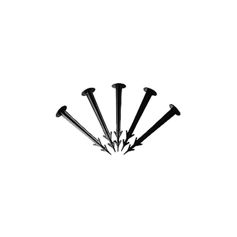 foto del prodotto chiodo ferma telo in nylon nero in confezione pezzi 20 mm.110