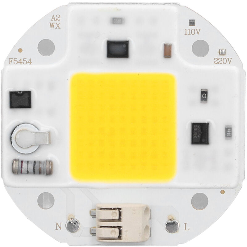 foto del prodotto chip led cob light chip 220v senza soluzione di continuit ad alta luminosit illuminazione per interni lampada fai da te 50w bianco caldo