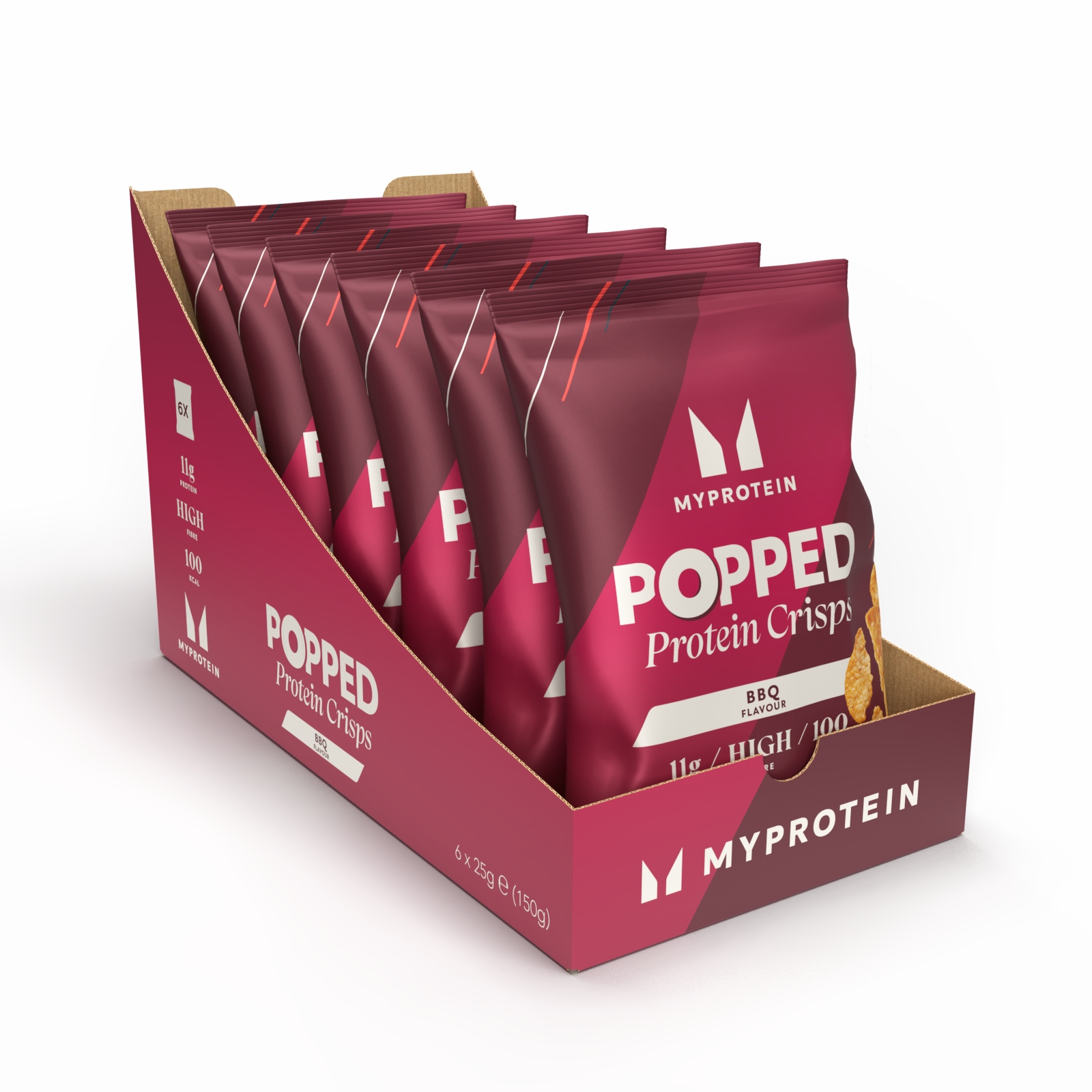 foto del prodotto chips proteiche soffiate barbecue