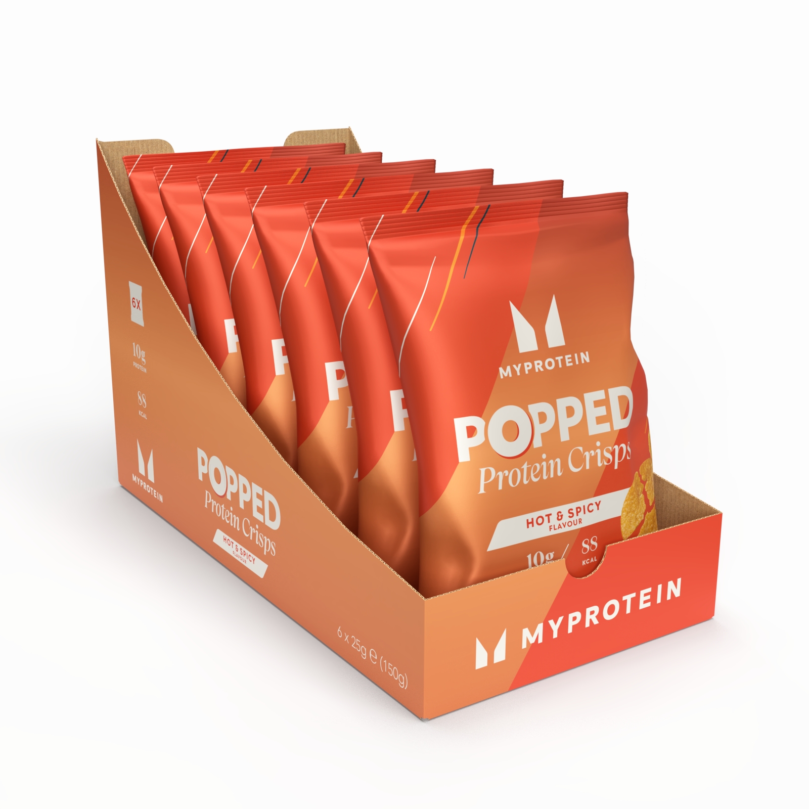 foto del prodotto chips proteiche soffiate hot spicy
