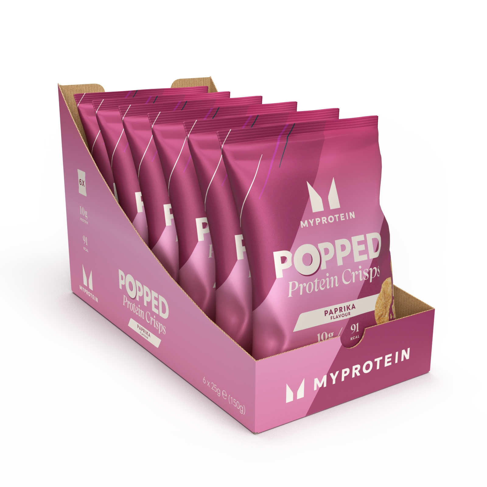 foto del prodotto chips proteiche soffiate paprica