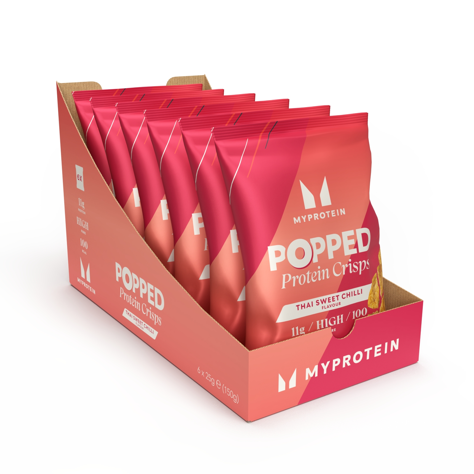 foto del prodotto chips proteiche soffiate thai sweet chilli