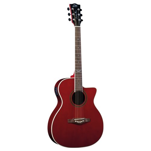 foto del prodotto chitarra acustica eko 06217324 nxt a100ce see through red
