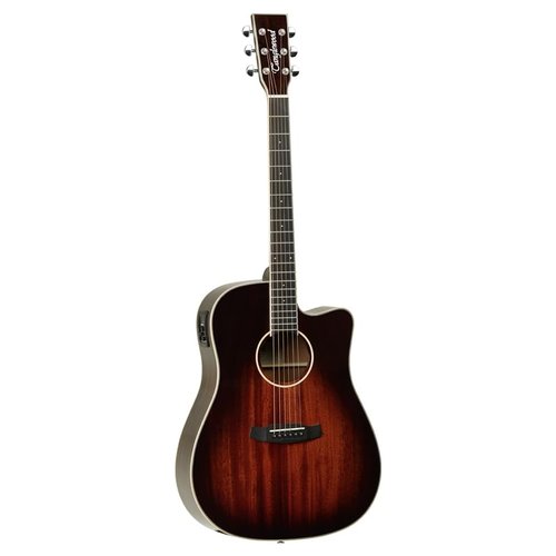 foto del prodotto chitarra acustica tanglewood tw5e avb autumn vintage burst glos
