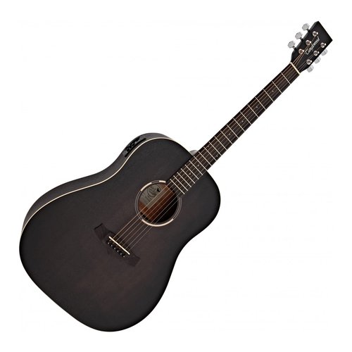 foto del prodotto chitarra acustica tanglewood twbb sde smokestack black satin