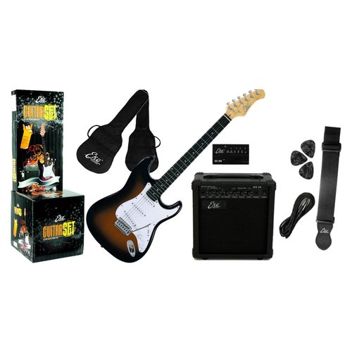 foto del prodotto chitarra e amplificatore eko 06130041 tribute starter eg 11 pack sunbu