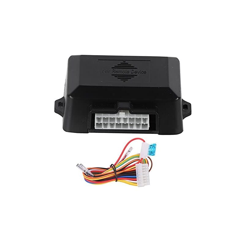 foto del prodotto chiudiporta alzacristalli auto, alzacristalli auto a 4 porte, modulo avvolgibile universale in plastica nera da 12 v per auto a 4 porte zoternen
